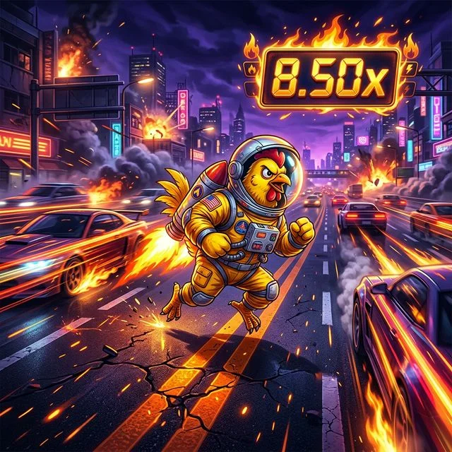 Chicken Road crash game Nigeria — chicken crossing fiery road